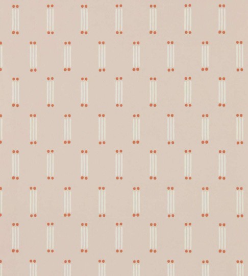 Scion NSCW113278 Oakham Matchsticks Blush - tapeta w kreski i kropki