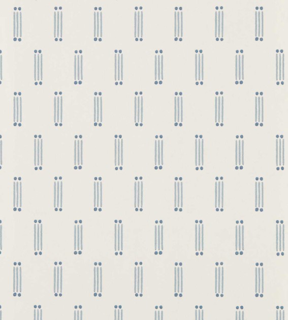 Scion NSCW113281 Oakham Matchsticks Denim - tapeta w kreski i kropki
