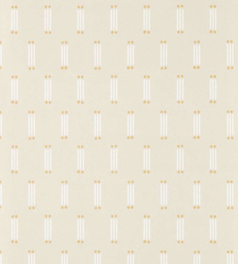 Scion NSCW113280 Oakham Matchsticks Honey - tapeta w kreski i kropki