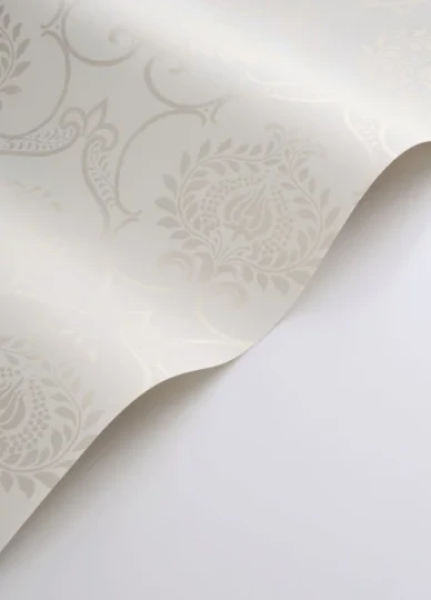 Casadeco 202010160 Elixir Panache Blanc Antique - tapeta w adamaszek