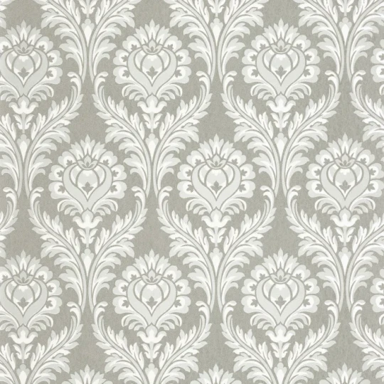 Casadeco 201986235 Elixir Hypnose Bleu Grise - tapeta w adamaszek