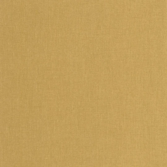 Casadeco 201172442 Rituel Caractere Jaune Curry - tapeta jednolita imitująca len