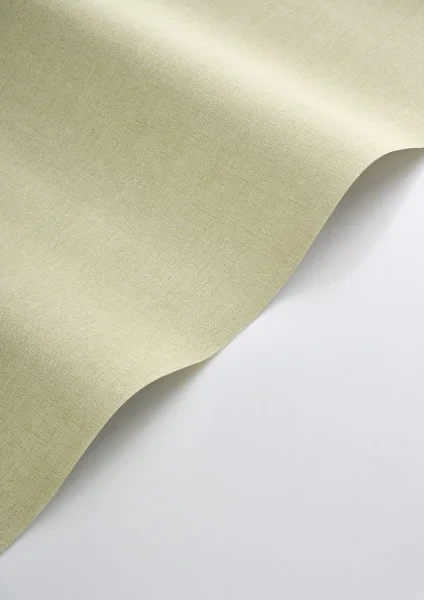 Casadeco 201177171 Rituel Caractere Vert Tilleul - tapeta jednolita imitująca len