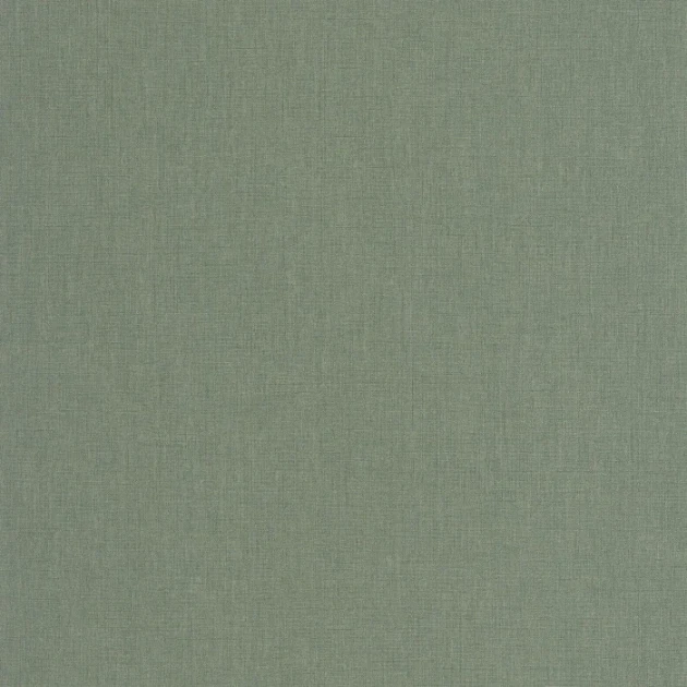 Casadeco 201177447 Rituel Caractere Vert Eucalyptus - tapeta jednolita imitująca len