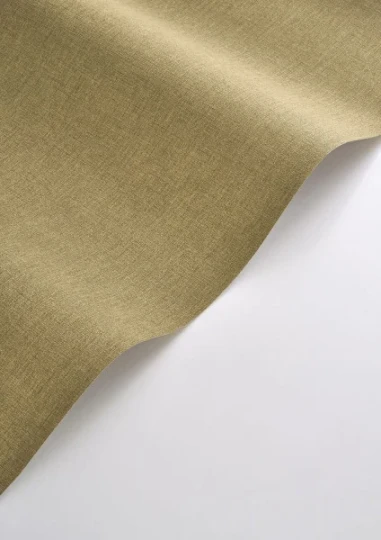Casadeco 201177373 Rituel Caractere Olive - tapeta jednolita imitująca len
