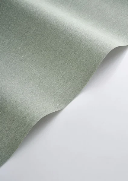 Casadeco 201176226 Rituel Caractere Celadon - tapeta jednolita imitująca len