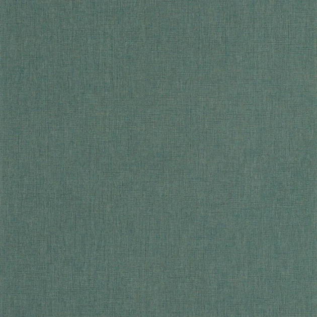 Casadeco 201176444 Rituel Caractere Bleu Paon - tapeta jednolita imitująca len