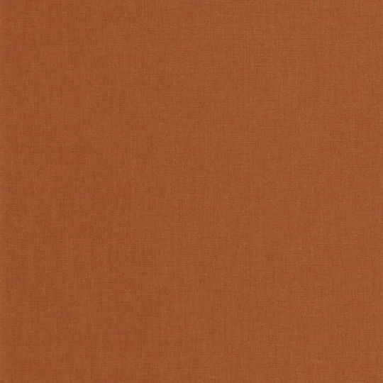 Casadeco 201173553 Rituel Caractere Rouille - tapeta jednolita imitująca len