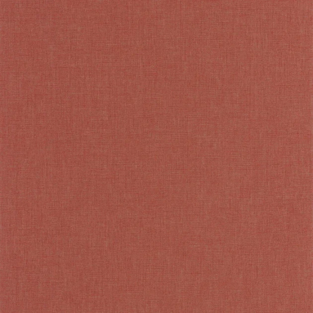 Casadeco 201178505 Rituel Caractere Rouge Ecrevisse - tapeta jednolita imitująca len