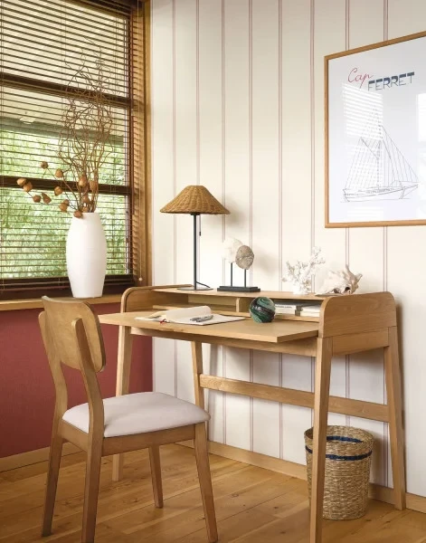 Casadeco 201178505 Rituel Caractere Rouge Ecrevisse - tapeta jednolita imitująca len
