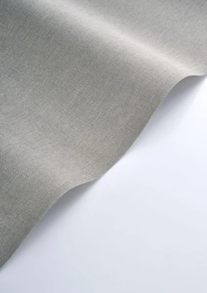 Casadeco 201179449 Rituel Caractere Gris Souris - tapeta jednolita imitująca len