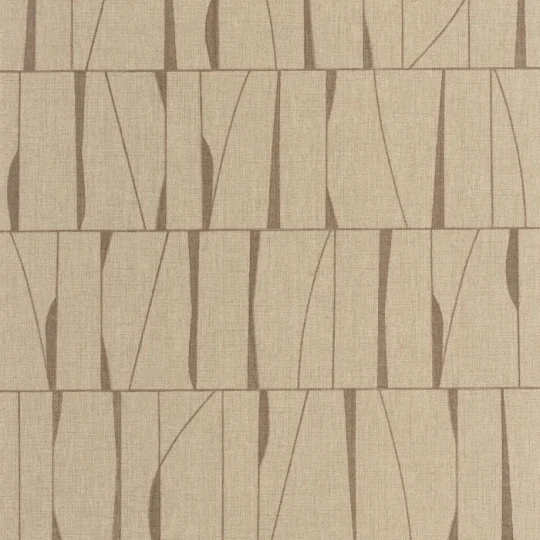 Casadeco 201932562 Rituel Otavia Beige Lin - tapeta z graficznym wzorem