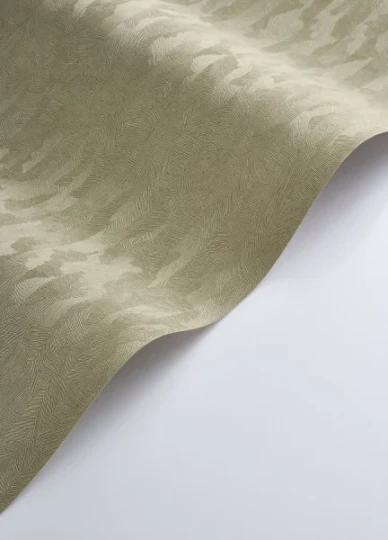 Casadeco 201977200 Rituel Arole Vert Sauge - tapeta w organiczny wzór