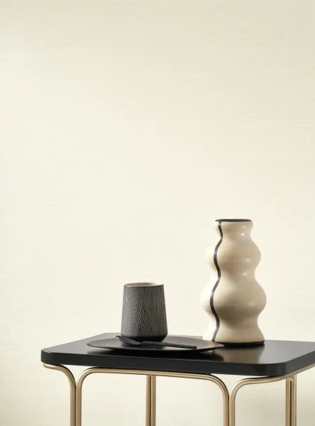 Casadeco 200562410 So Color 6 Smith Creme - tapeta jednolita imitująca tkaninę