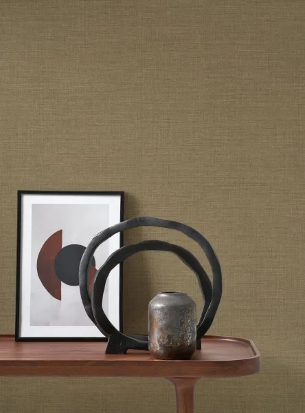 Casadeco 200562700 So Color 6 Smith Tabac - tapeta jednolita imitująca tkaninę