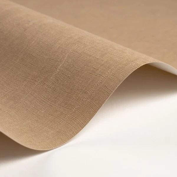 Casadeco 200251818 So Color 6 Etamine Cappuccino - tapeta jednolita imitująca tkaninę