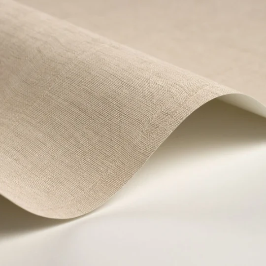 Casadeco 200251111 So Color 6 Etamine Beige Parchemin - tapeta jednolita imitująca tkaninę