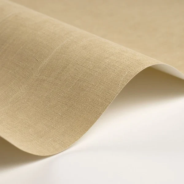 Casadeco 200251616 So Color 6 Etamine Beige Chamois - tapeta jednolita imitująca tkaninę