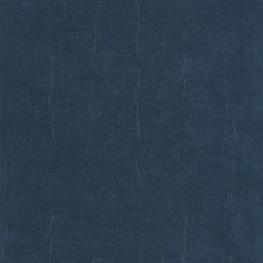 Casadeco 200256808 So Color 6 Etamine Bleu Encre - tapeta jednolita imitująca tkaninę