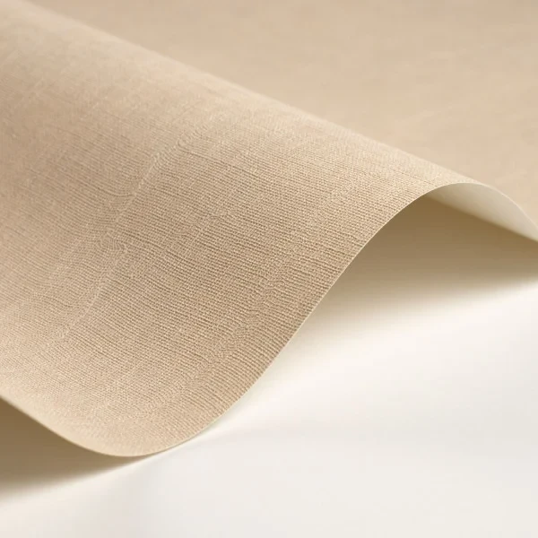 Casadeco 200254114 So Color 6 Etamine Rose Nude - tapeta jednolita imitująca tkaninę