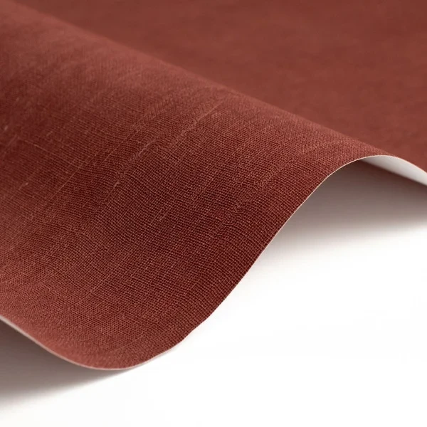 Casadeco 200255757 So Color 6 Etamine Amarena - tapeta jednolita imitująca tkaninę