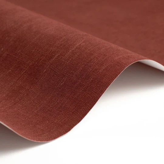 Casadeco 200255757 So Color 6 Etamine Amarena - tapeta jednolita imitująca tkaninę