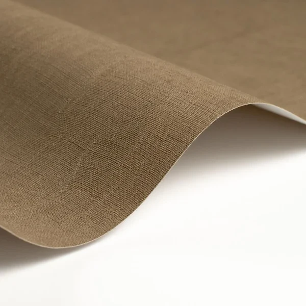 Casadeco 200252727 So Color 6 Etamine Chanvre - tapeta jednolita imitująca tkaninę