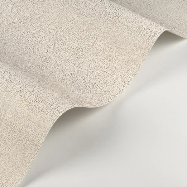 Casadeco 200960202 So Color 6 Ecume Blanc Craie - tapeta jednolita z efektem spękania