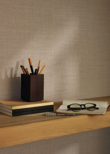 Casadeco 85472183 So Color 6 Tweed Cad Uni Creme - tapeta jednolita imitująca tweed