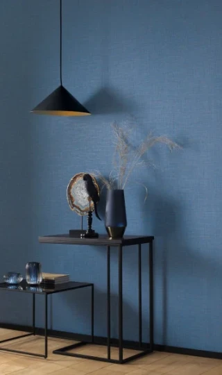 Casadeco 85476405 So Color 6 Tweed Cad Uni Denim - tapeta jednolita imitująca tweed