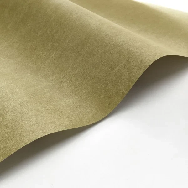 Casadeco 82387749 So Color 6 Florescence Kiosque Vert Olive - tapeta jednolita