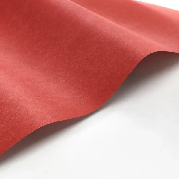 Casadeco 82388845 So Color 6 Florescence Kiosque Rouge Hibiscus - tapeta jednolita