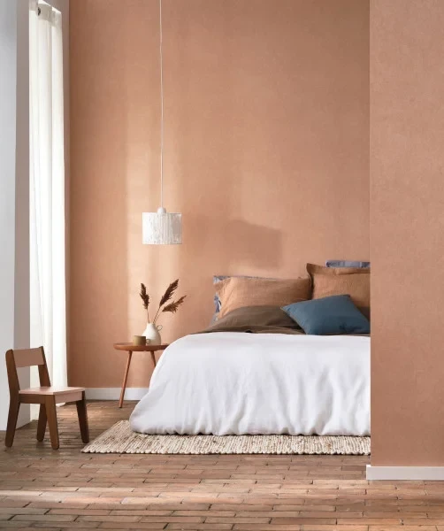 Casadeco 82381958 So Color 6 Florescence Kiosque Sable du desert - tapeta jednolita