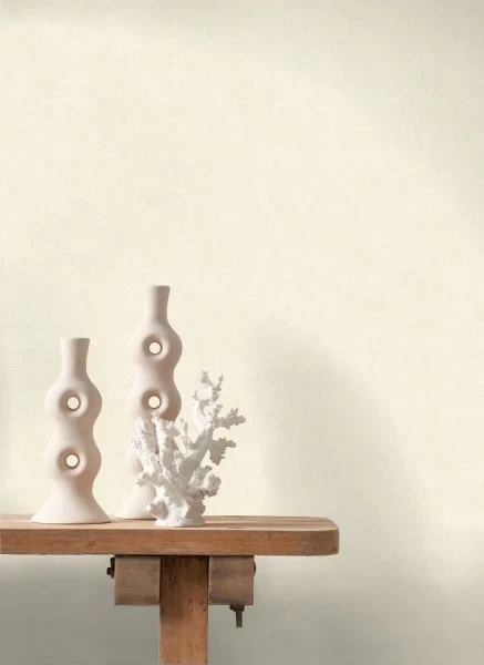 Casadeco 88701029 So Color 6 Empreinte Beige Ivoire - tapeta jednolita imitująca włókno