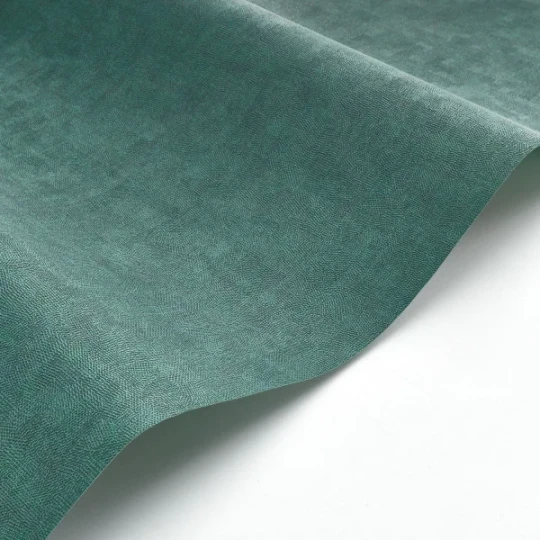 Casadeco 88707892 So Color 6 Empreinte Vert Canopee - tapeta jednolita imitująca włókno
