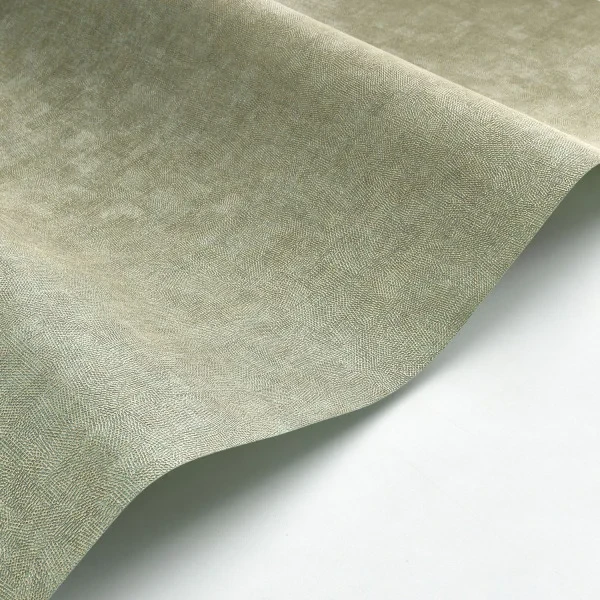 Casadeco 88707547 So Color 6 Empreinte Vert Eucalyptus - tapeta jednolita imitująca włókno