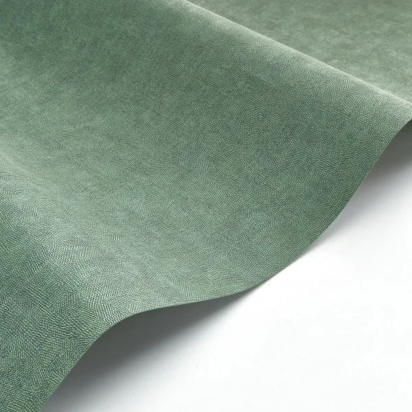 Casadeco 88707633 So Color 6 Empreinte Vert Foret - tapeta jednolita imitująca włókno