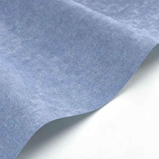 Casadeco 88706503 So Color 6 Empreinte Bleu Mediterranee - tapeta jednolita imitująca włókno