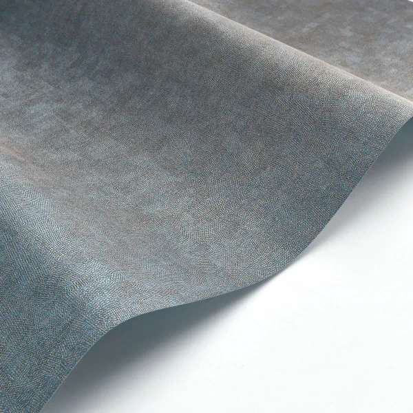 Casadeco 88706749 So Color 6 Empreinte Bleu de Prusse - tapeta jednolita imitująca włókno