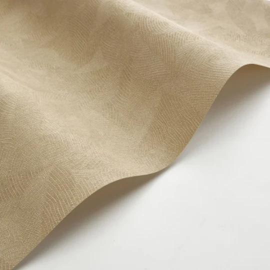 Casadeco 86421241 So Color 6 Masaya Beige Mastic - tapeta jednolita roślinna