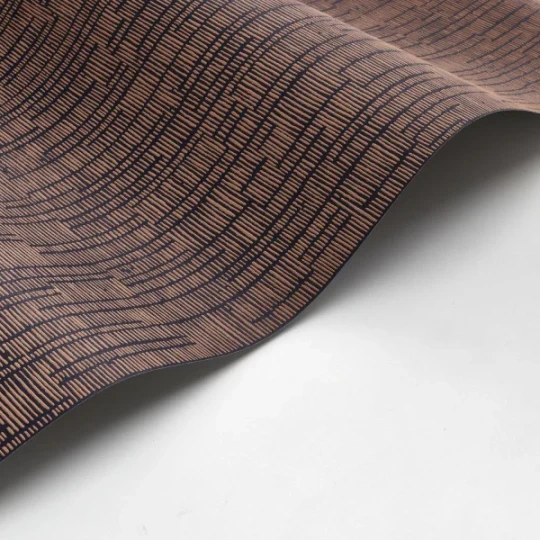 Casadeco 87443232 So Color 6 Capri Terre Cuite - tapeta w prążki