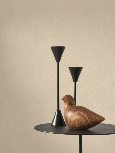 Casadeco 201001771 So Color 6 Nest Taupe - tapeta jednolita z efektem patyny
