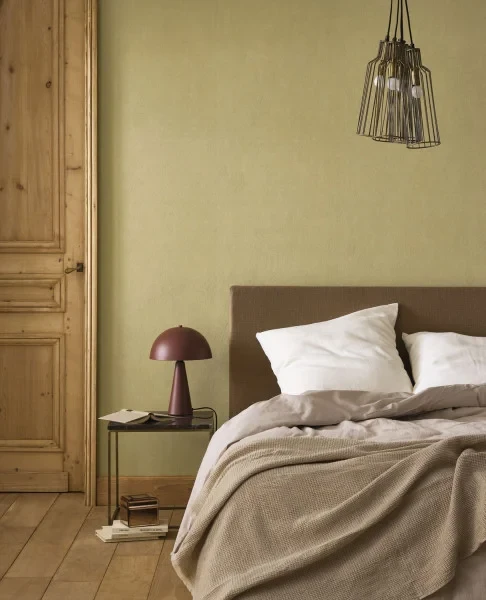 Casadeco 201007337 So Color 6 Nest Argile - tapeta jednolita z efektem patyny