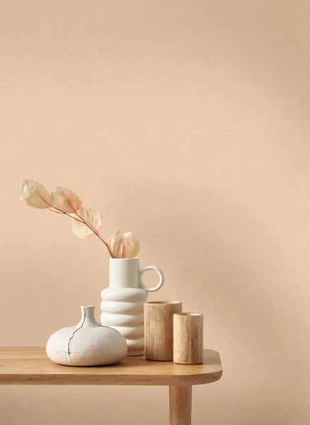 Casadeco 201004334 So Color 6 Nest Beige Desert - tapeta jednolita z efektem patyny