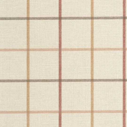 Casadeco 202031823 Tailor Made Smooth Grid Burgundy - tapeta imitująca tkaninę w kratę