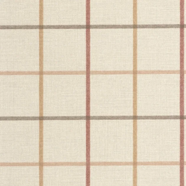 Casadeco 202031823 Tailor Made Smooth Grid Burgundy - tapeta imitująca tkaninę w kratę