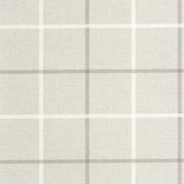 Casadeco 202039111 Tailor Made Smooth Grid Gris Duvet - tapeta imitująca tkaninę w kratę