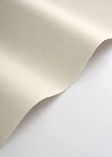 Casadeco 202120044 Tailor Made Flax Blanc Coton - tapeta jednolita imitująca tkaninę