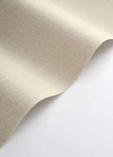 Casadeco 202121476 Tailor Made Flax Beige Lin - tapeta jednolita imitująca tkaninę