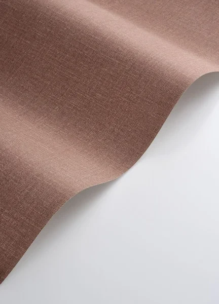 Casadeco 202128716 Tailor Made Flax Burgundy - tapeta jednolita imitująca tkaninę